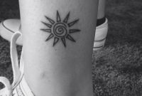 Small Ankle Sun Tattoo Tattoos Tatto for dimensions 852 X 1136