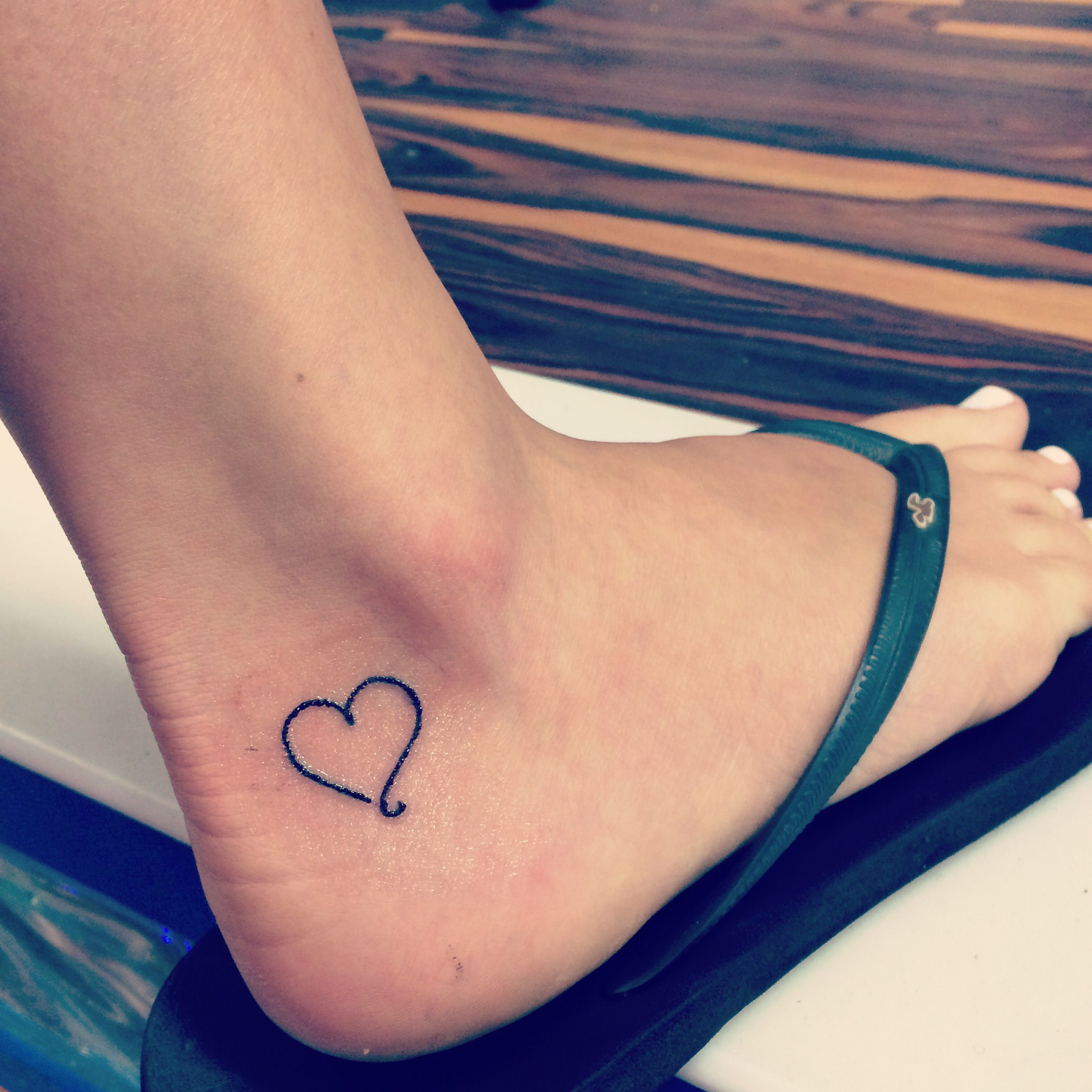 Small Heart Ankle Tattoo Tattoo Ideas Ankle Tattoo Designs in dimensions 2448 X 2448