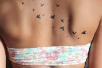 Sparrow Back Tattoo Ideas For Women Nature Bird Spine Tat intended for dimensions 1365 X 2048