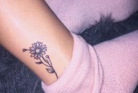 Sunflower Ankle Tattoo Tattoo Ideas Cute Tattoos Ankle Tattoo regarding proportions 3024 X 4032