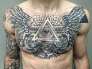 The 100 Best Chest Tattoos For Men Improb with regard to size 3264 X 2448