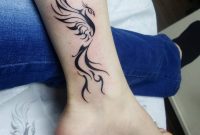 Tribal Phoenix Tattoo On Ankle Ankle Tattoos Art Tribal intended for size 1080 X 1080