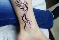 Tribal Phoenix Tattoo On Ankle Ankle Tattoos Art Tribal throughout dimensions 1080 X 1080