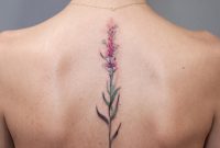 Vertical Floral Piece Tattoos On Women Tattoos Vertical with sizing 1080 X 1080
