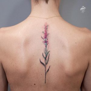 Vertical Floral Piece Tattoos On Women Tattoos Vertical with sizing 1080 X 1080