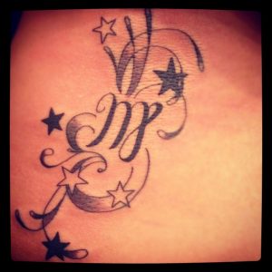 Virgo Tattoo On Lower Back My Tattoos Virgo Tattoo Designs regarding proportions 1022 X 1022