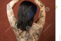 Woman With Tattoos Stock Image Image Of Back Exotic 6255969 within measurements 969 X 1300
