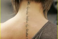 Word Tattoos For Center Of Back Poshs Neck Tattoo Posh Back within measurements 817 X 1222