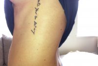 Written Script Tattoo Create Your Own Destiny One Week Old throughout measurements 1936 X 2592