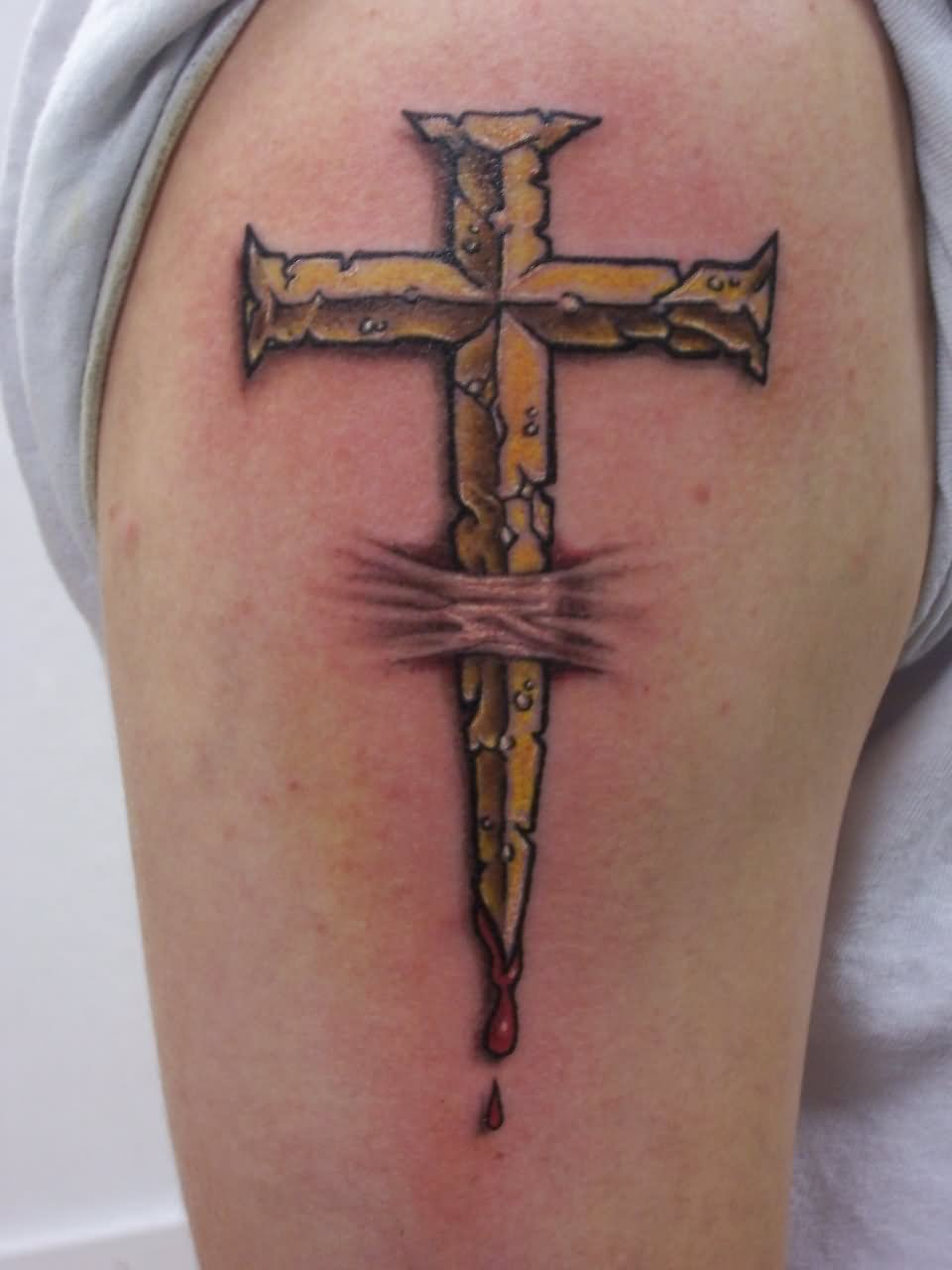 105 Beautiful 3d Cross Tattoo pertaining to proportions 960 X 1280
