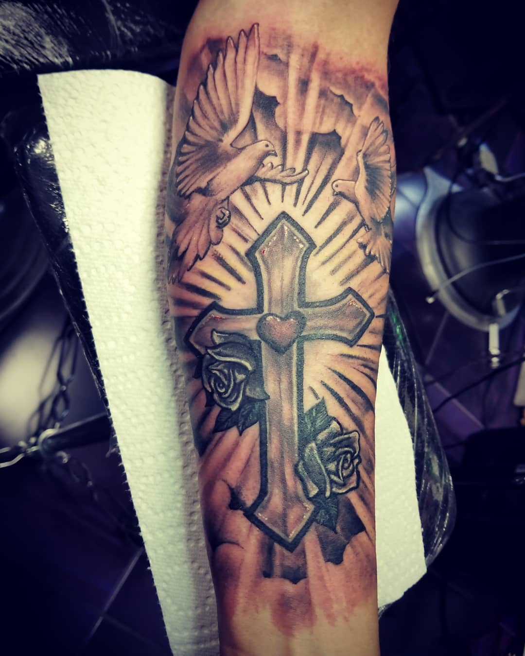 125 Best Cross Tattoos You Can Try Meanings Wild Tattoo Art for size 1080 X 1350