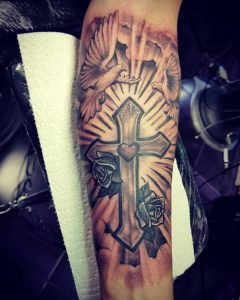 125 Best Cross Tattoos You Can Try Meanings Wild Tattoo Art inside measurements 1080 X 1350