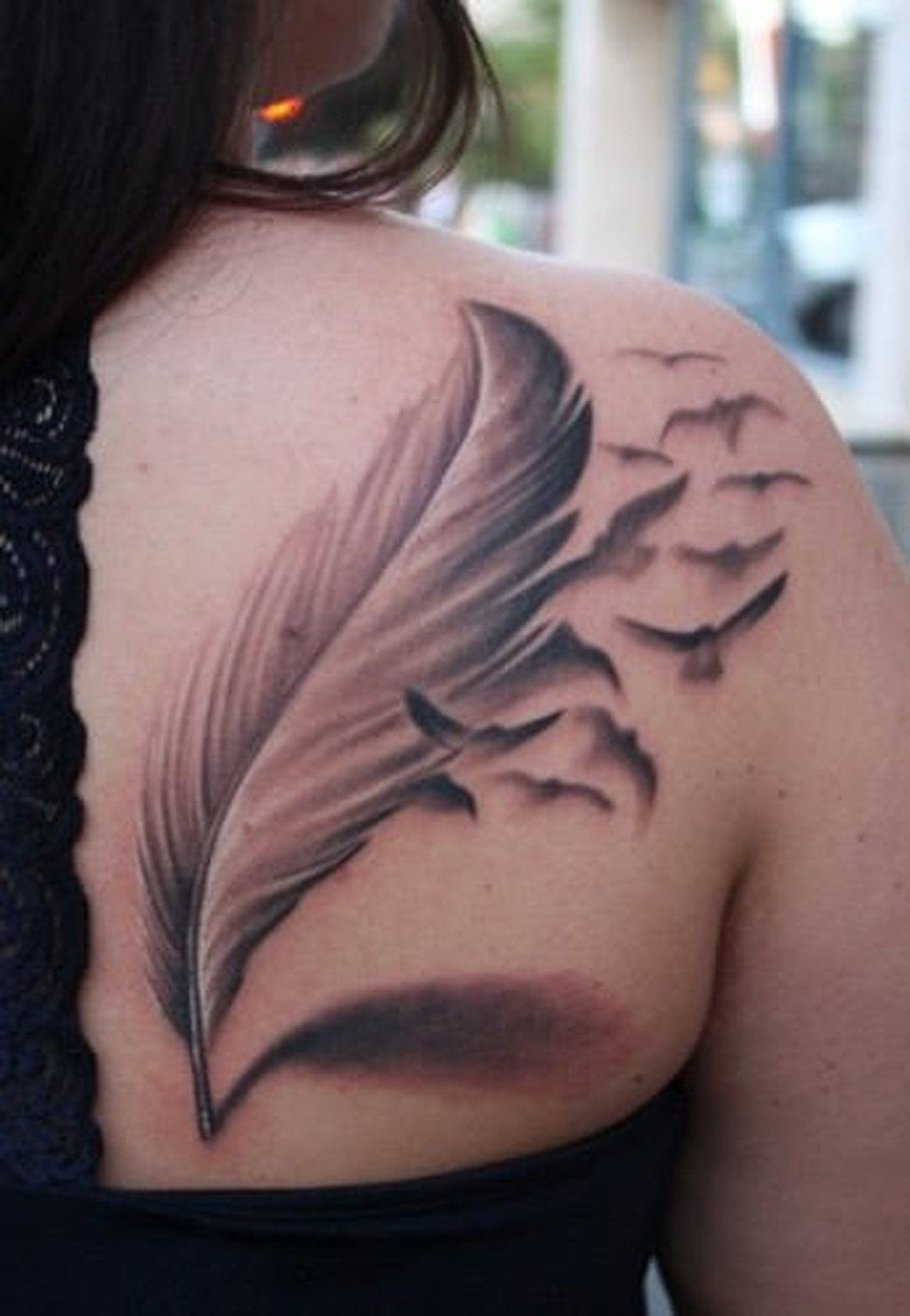 20 Feather Tattoo Ideas For Women Tattoo Ideas Feather With pertaining to measurements 1038 X 1500
