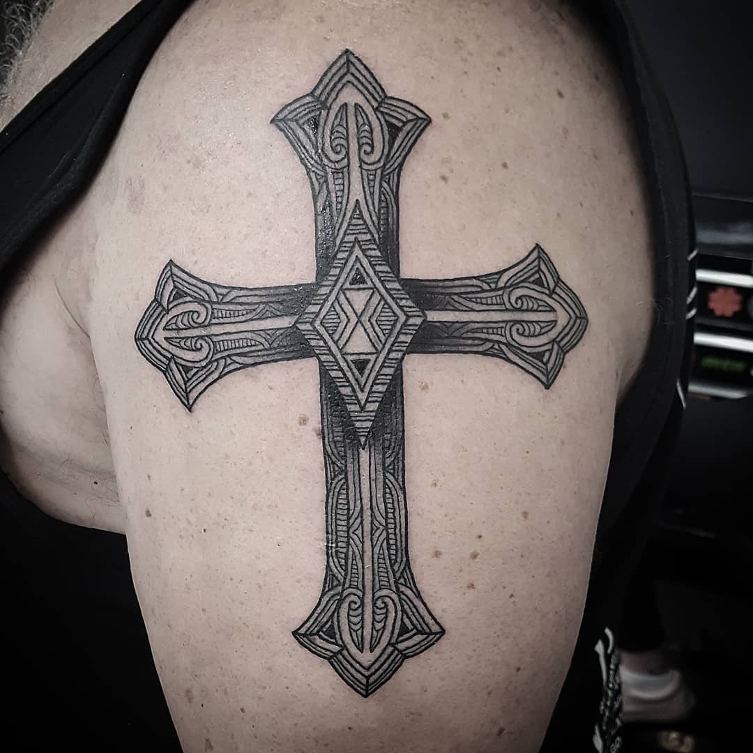 225 Best Cross Tattoo Designs With Meanings regarding size 1080 X 1080