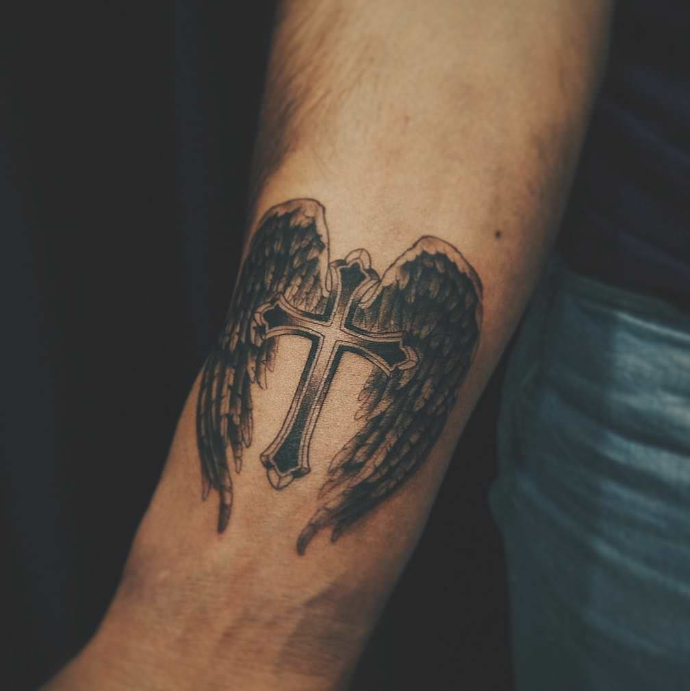 225 Best Cross Tattoo Designs With Meanings within size 1008 X 1009