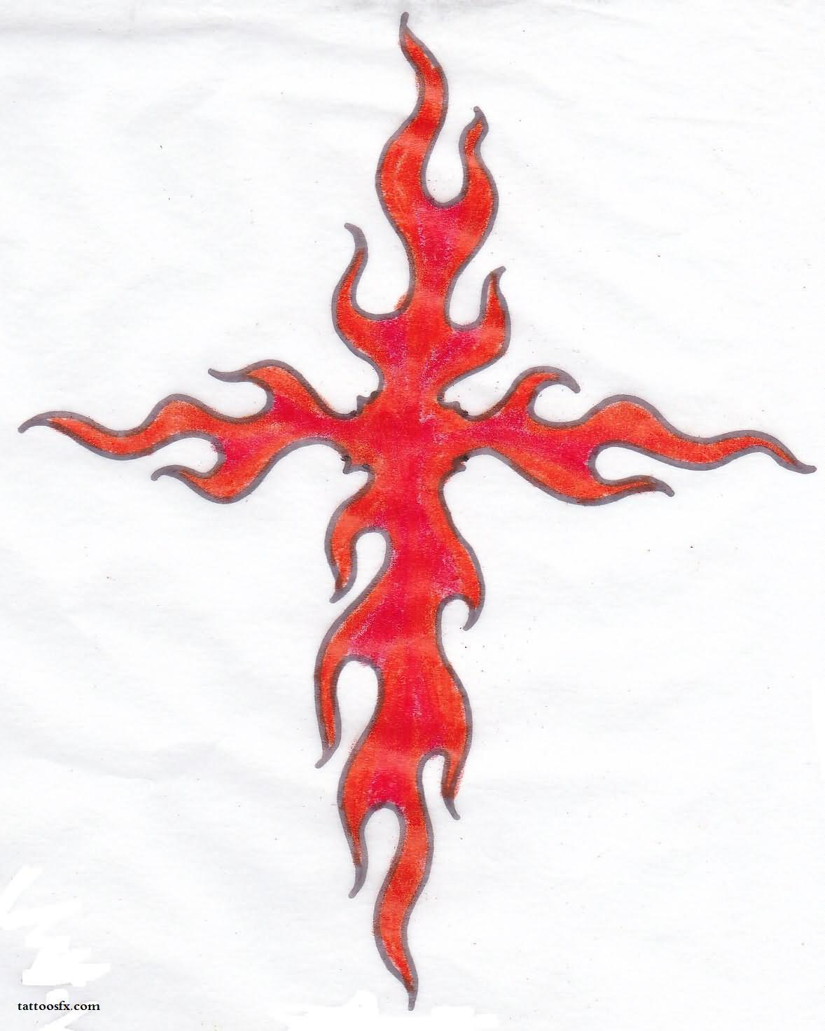23 Latest Fire And Flame Tattoo Designs And Ideas intended for proportions 1178 X 1472