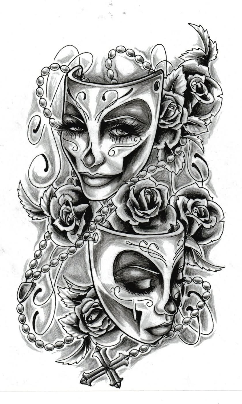 23 Wonderful Gangster Tattoo Designs with dimensions 840 X 1402