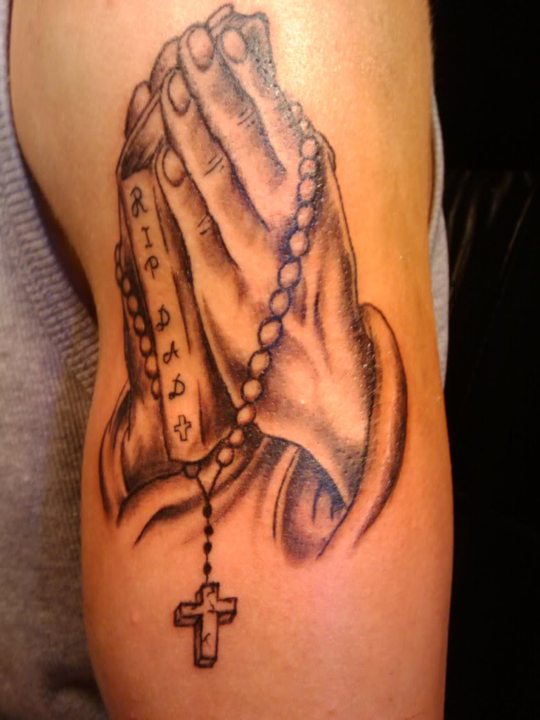 25 Rosary Tattoo Images Pictures And Designs pertaining to proportions 768 X 1024
