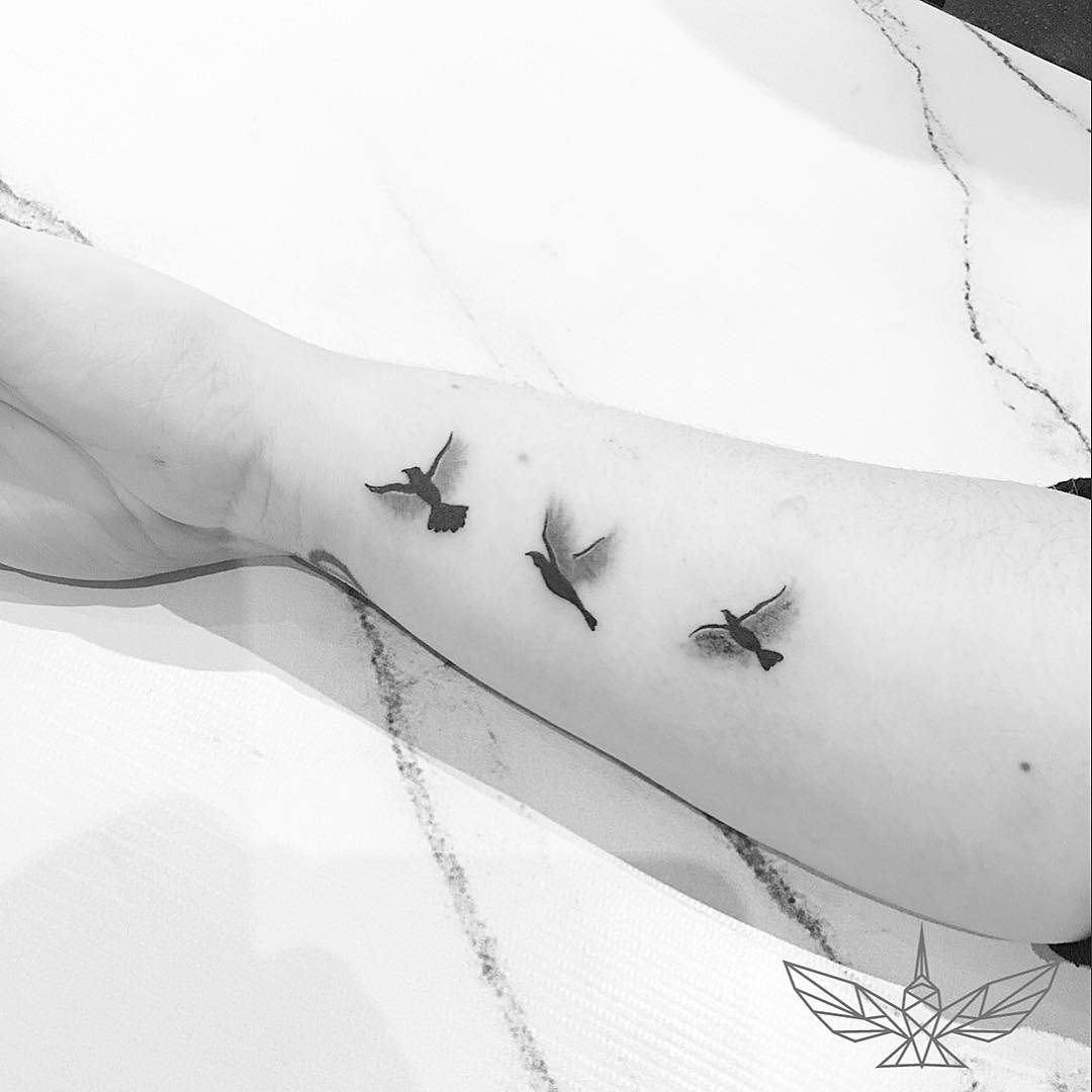3 Bird Tattoo 93 Images In Collection Page 1 with regard to dimensions 1080 X 1080