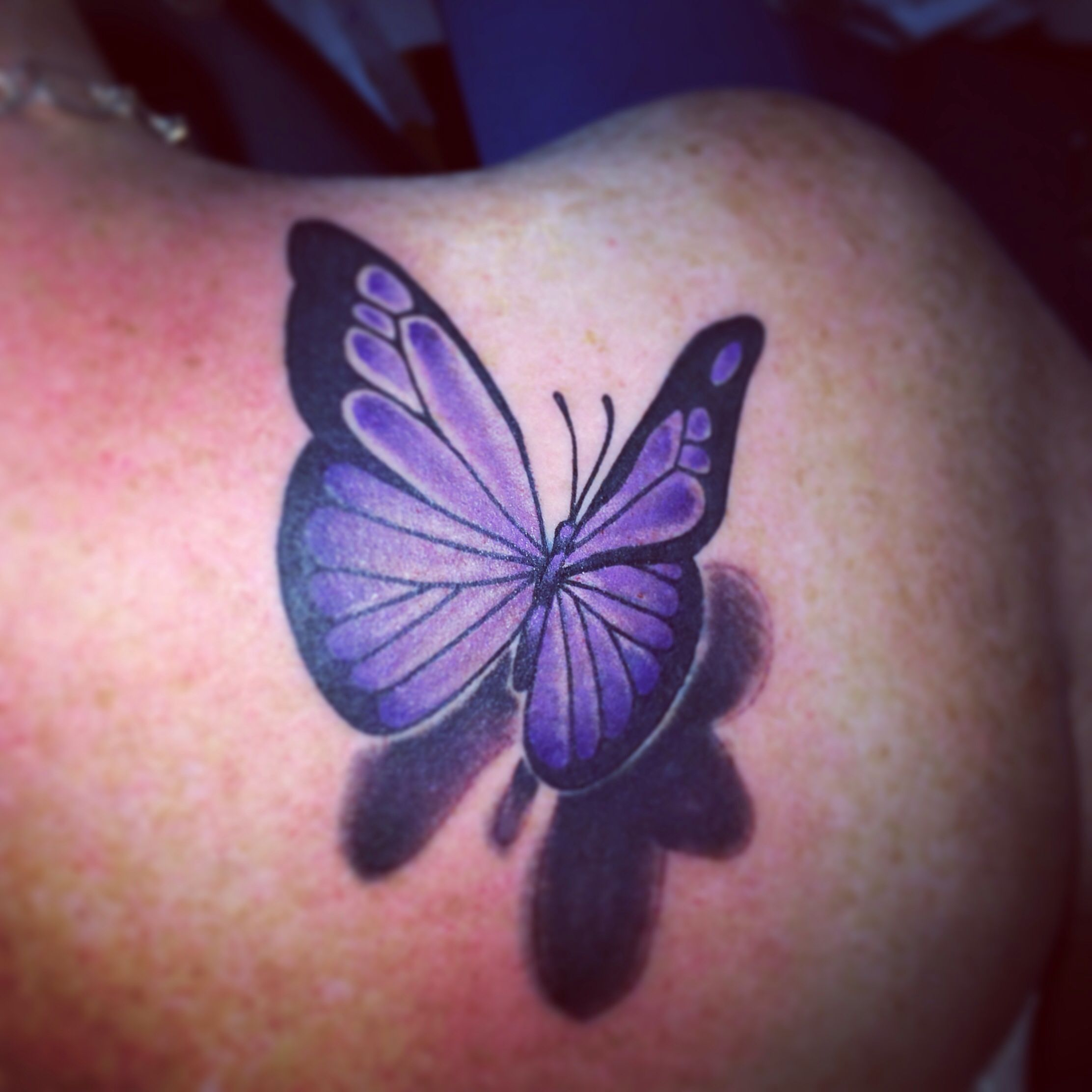 3 D Butterfly Tattoo Butterfly Tattoos Purple Tattoos 3d with dimensions 2224 X 2224