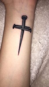 3 Nail Cross Tattoo Tattoo Ideas Christ Tattoo Tattoos Unique throughout dimensions 750 X 1334