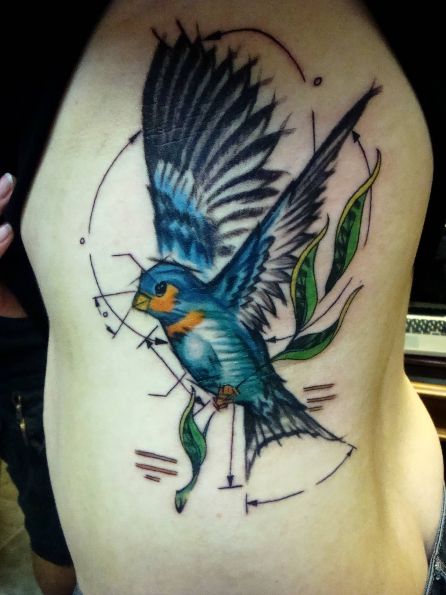 30 Rib Cage Birds Tattoos throughout size 1536 X 2048