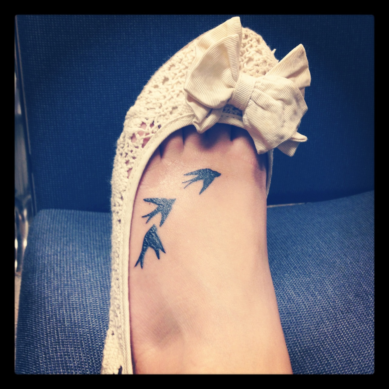 35 Bird Tattoos On Foot for dimensions 1280 X 1280