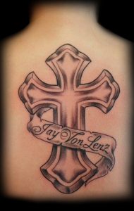 39 Memorial Cross Tattoos Ideas throughout dimensions 736 X 1165