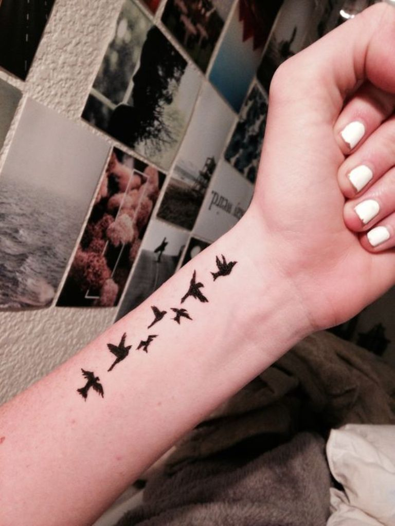 40 Elegant Birds Wrist Tattoos Design inside proportions 768 X 1024