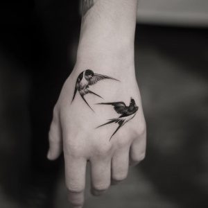 40 Small Bird Tattoo Design Ideas 2019 Toos Bird Hand Tattoo pertaining to sizing 1080 X 1080