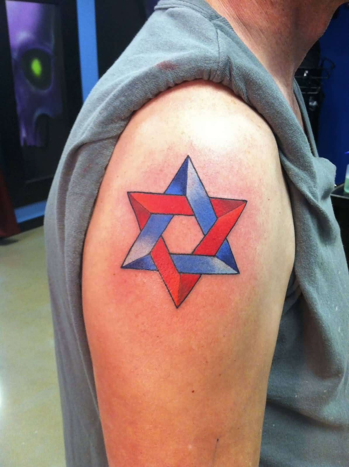 41 Star Of David Tattoos And Ideas in dimensions 1195 X 1600