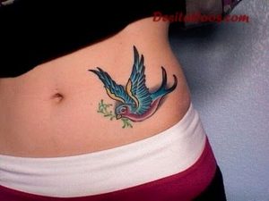 43 Beautiful Birds Tattoos Designs On Waist for sizing 1024 X 768