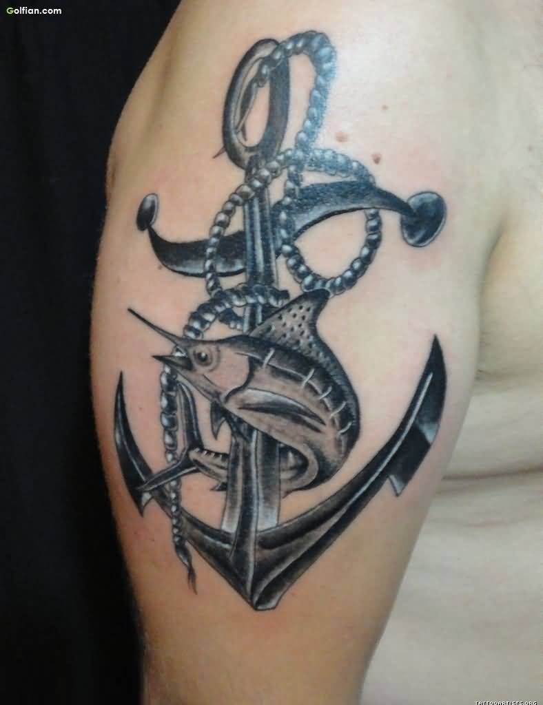 45 Most Wonderful Anchor Sleeve Tattoos Coolest Anchor Arm in proportions 788 X 1024