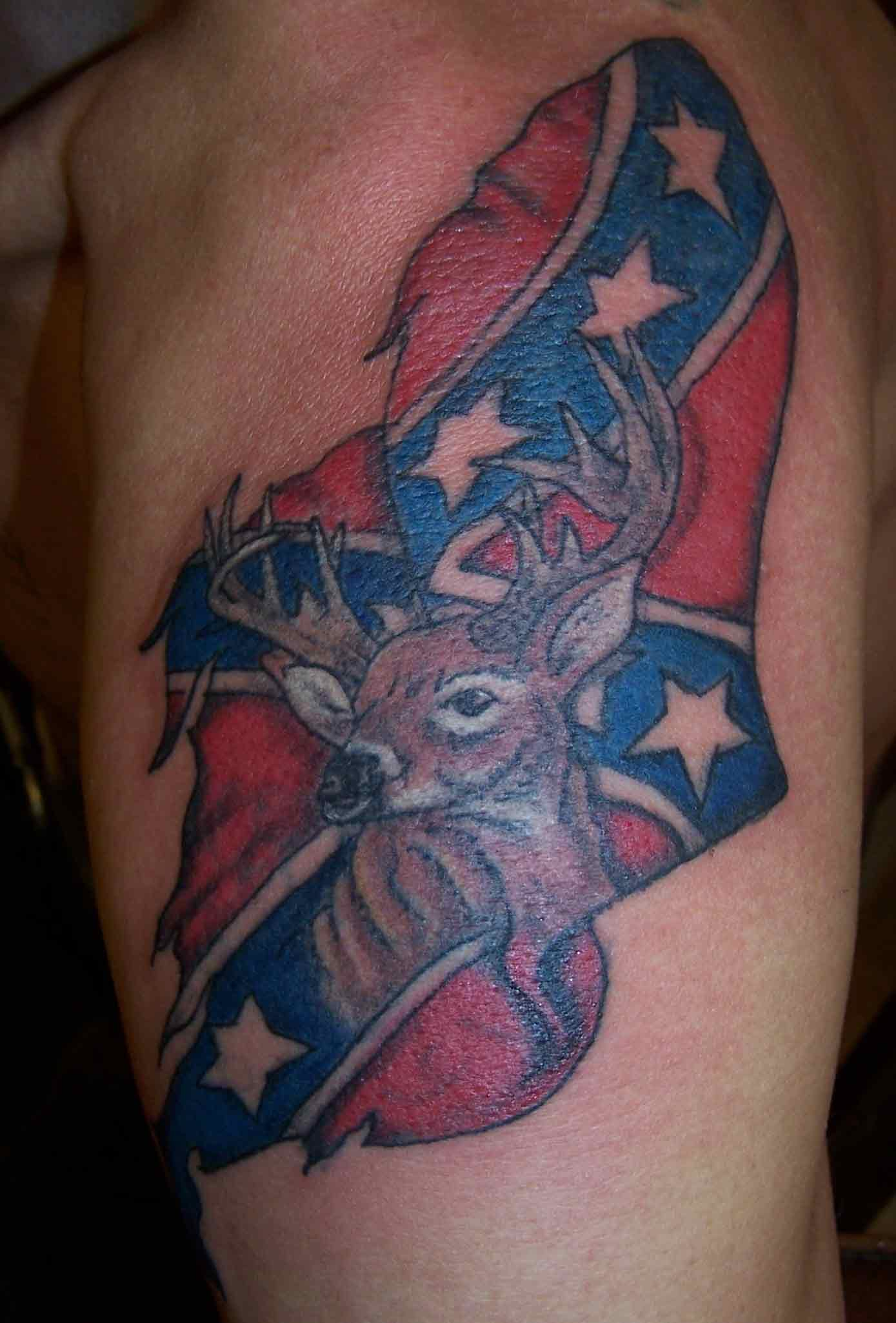 45 Rebel Flag Tattoos within sizing 1389 X 2050