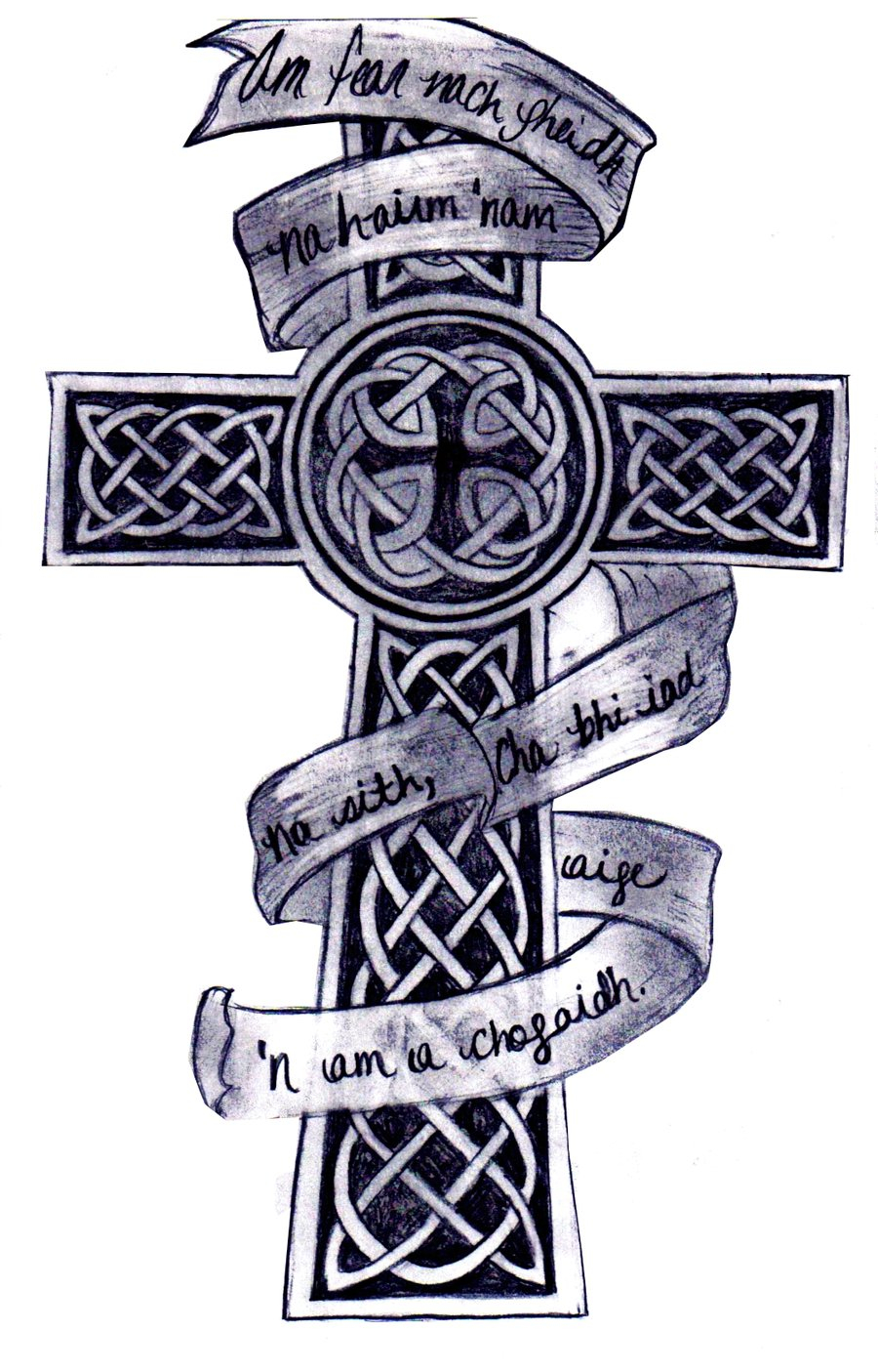 46 Celtic Cross Tattoos Designs for proportions 900 X 1405