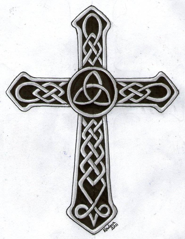 46 Celtic Cross Tattoos Designs throughout sizing 785 X 1017