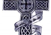 46 Celtic Cross Tattoos Designs with regard to proportions 900 X 1405