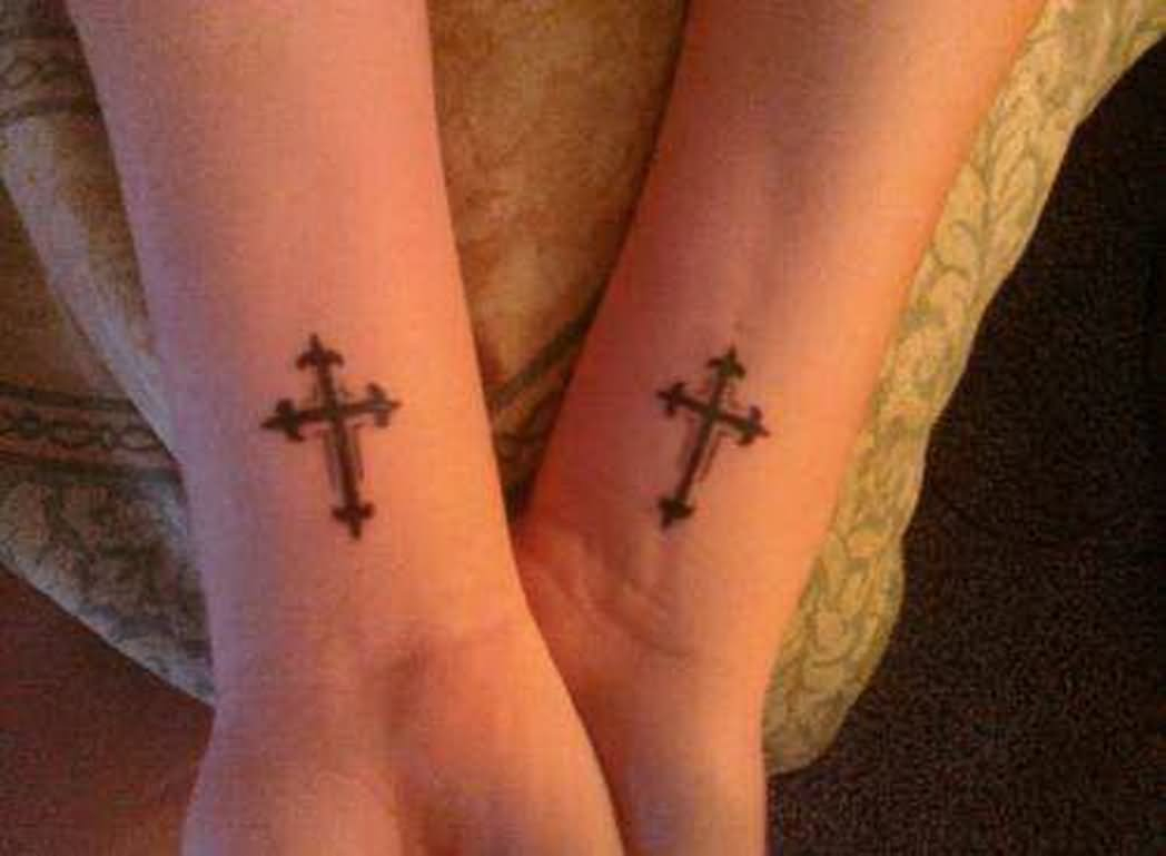 50 Cross Tattoo Designs To Show Your Faith Tats N Rings in size 1048 X 769