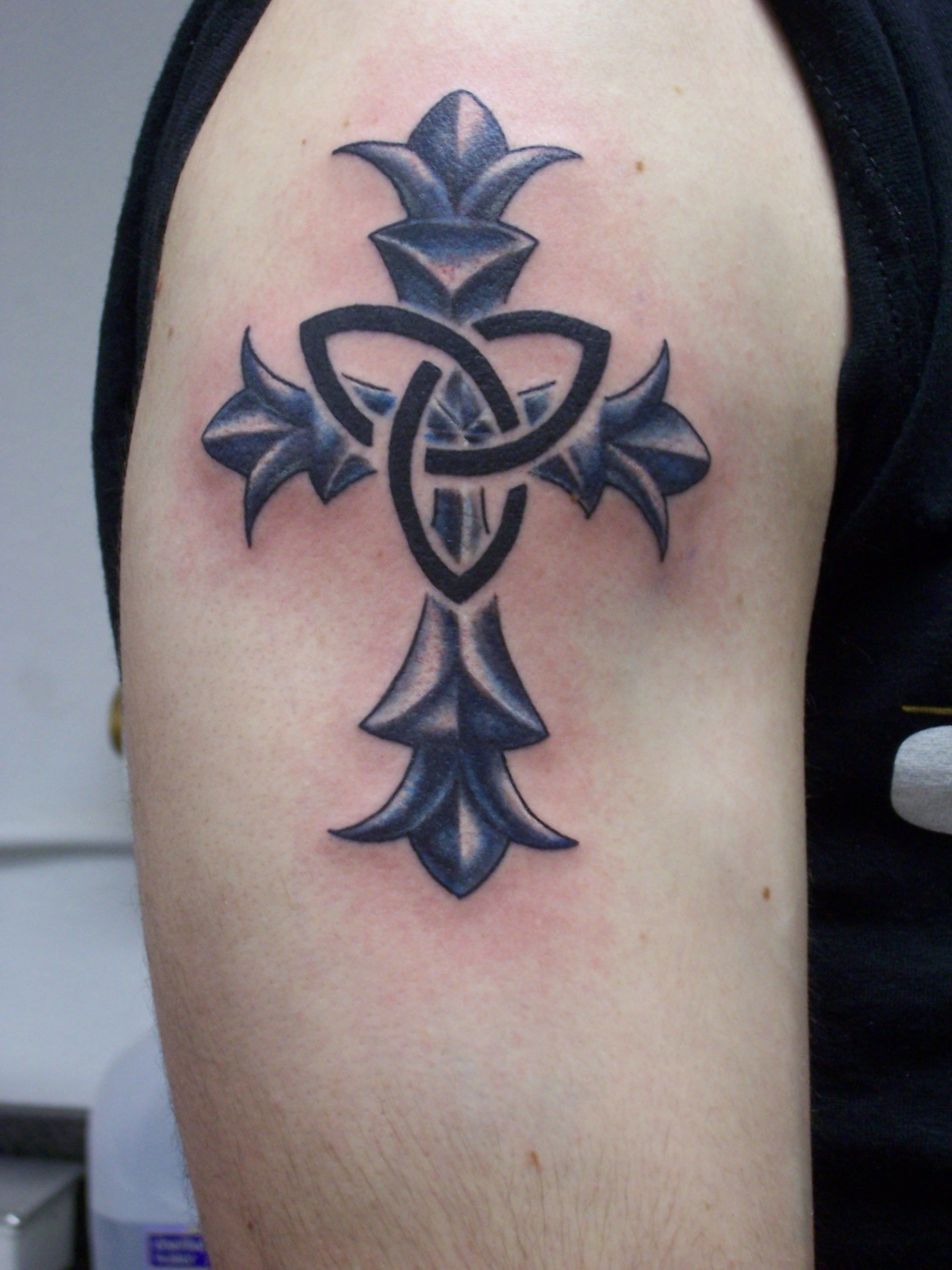 50 Cross Tattoo Designs To Show Your Faith Tattoos Tribal Cross for measurements 1920 X 2560