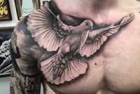 50 Fabulous Birds Tattoos On Chest regarding dimensions 1024 X 768
