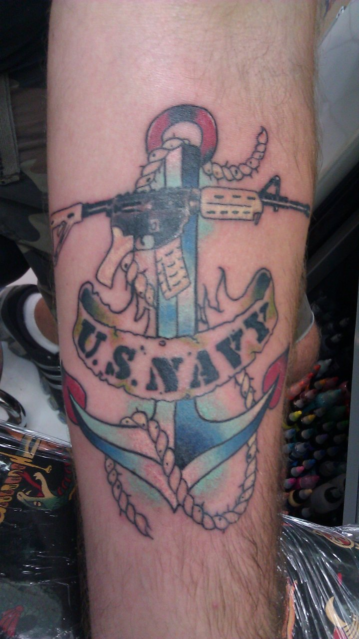 50 Incredible Navy Tattoos Ideas for proportions 719 X 1280