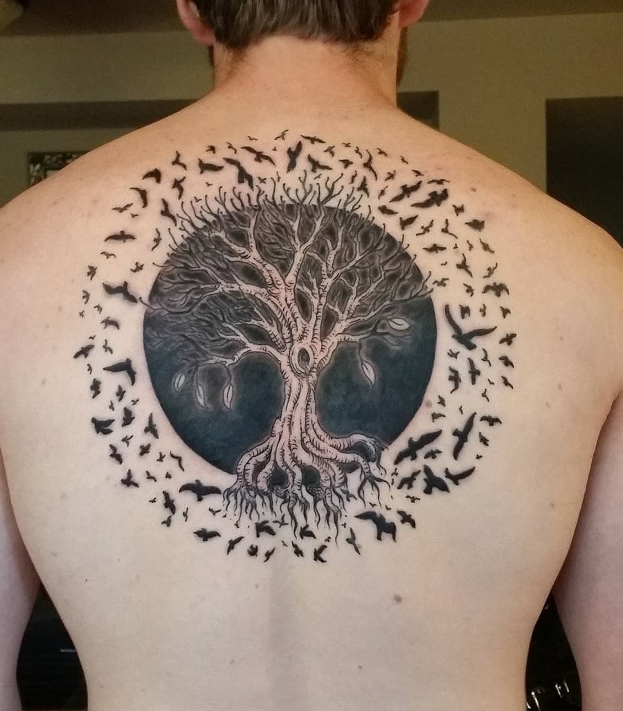 50 Stunning Tree Of Life Tattoo Designs Creativefan inside dimensions 900 X 1027