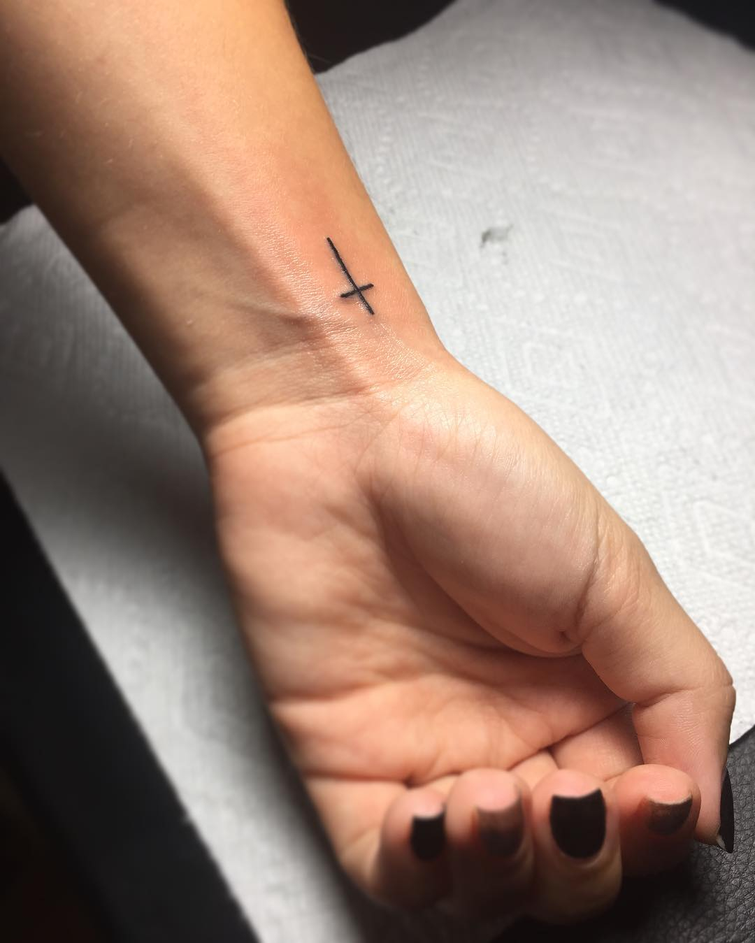 50 Unique Small Cross Tattoo Designs Simple And Lovely Yet Meaningful for size 1080 X 1349