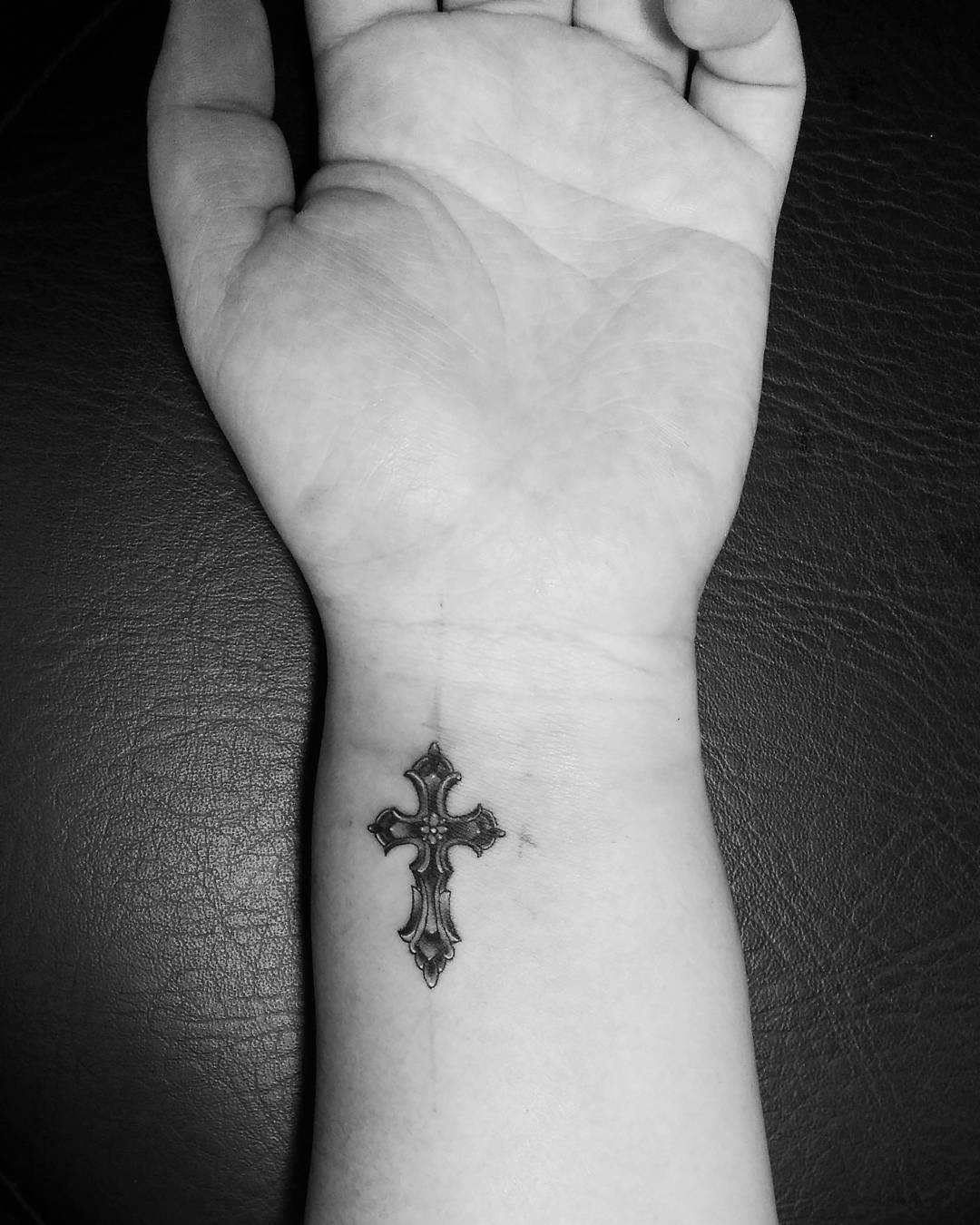 50 Unique Small Cross Tattoo Designs Simple And Lovely Yet Meaningful pertaining to size 1080 X 1350