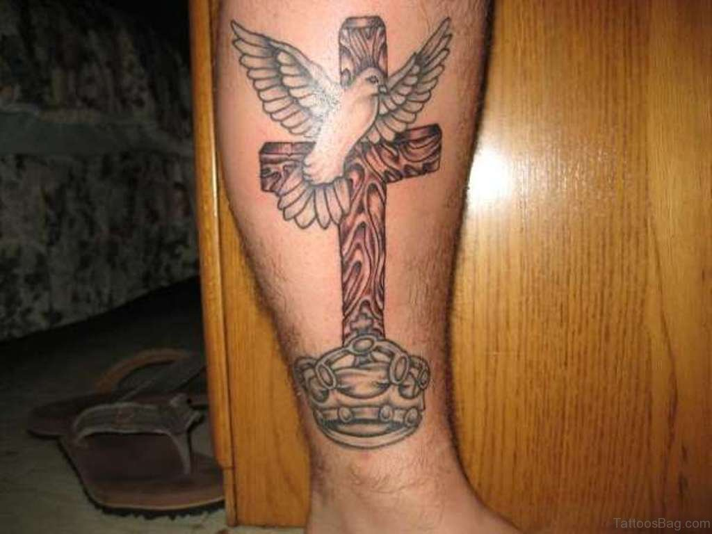55 Antic Cross Tattoos For Leg for sizing 1024 X 768