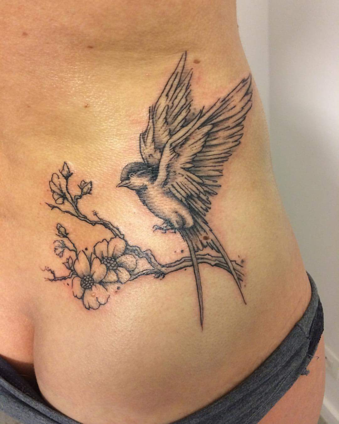 Black And White Bird Tattoos • Half Sleeve Tattoo Site