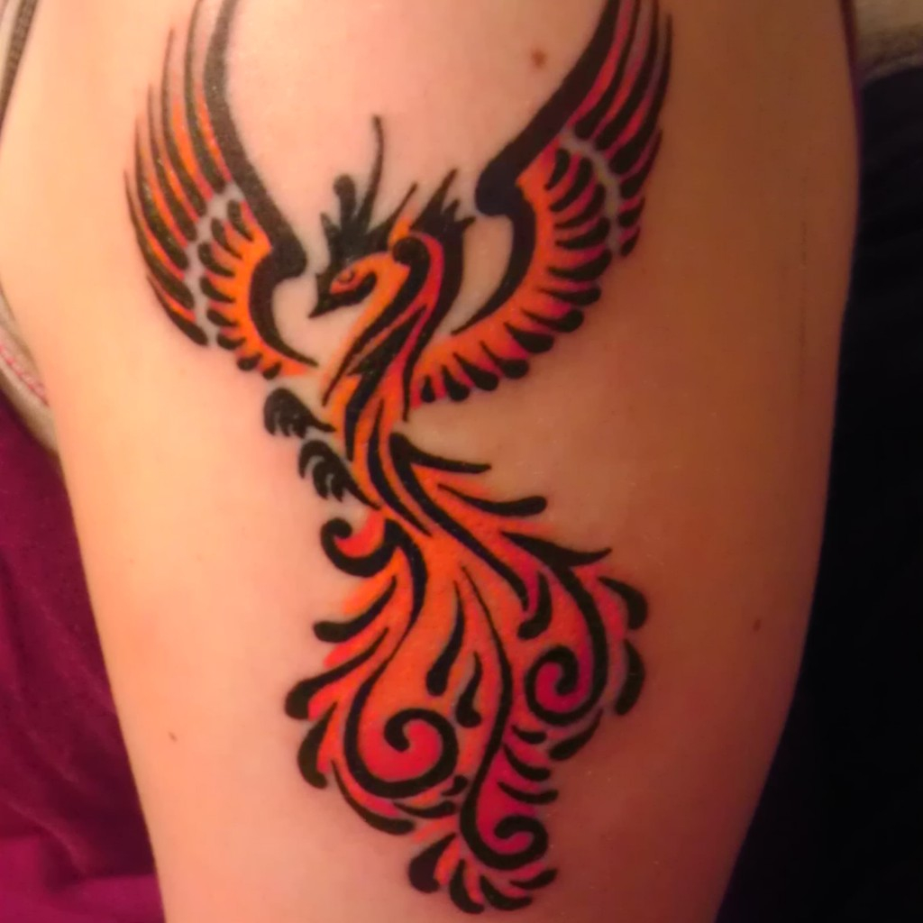 55 Phoenix Bird Tattoos And Designs with measurements 1024 X 1024