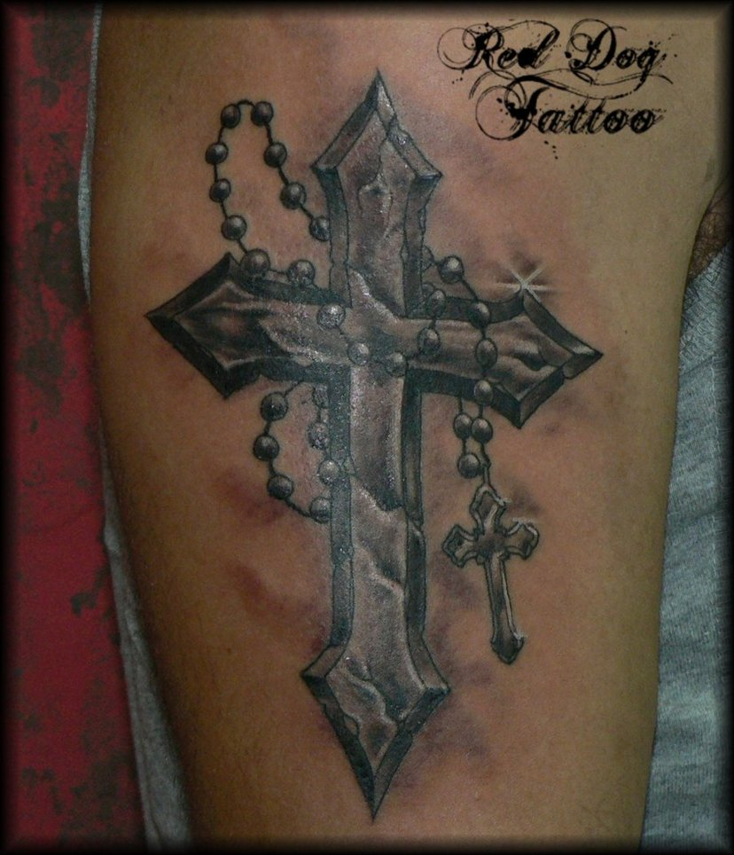 56 Best Cross Tattoos For Men Improb for size 828 X 964