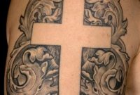 56 Best Cross Tattoos For Men Improb inside size 593 X 2048