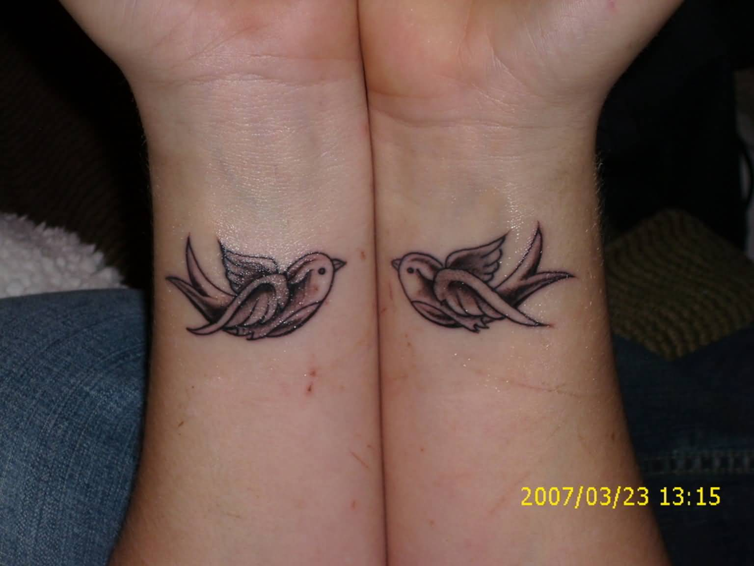 58 Matching Wrist Tattoos Ideas regarding dimensions 1536 X 1152